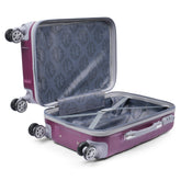 Trolley Bag Luggage Suitcase Cabin Size (20 Inch) (Purple)